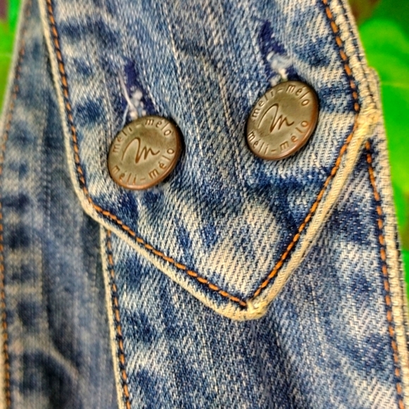 Meli-melo Blue Denim VintageTote Bag - Picture 6 of 9